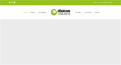 Desktop Screenshot of abacusvaluers.co.uk